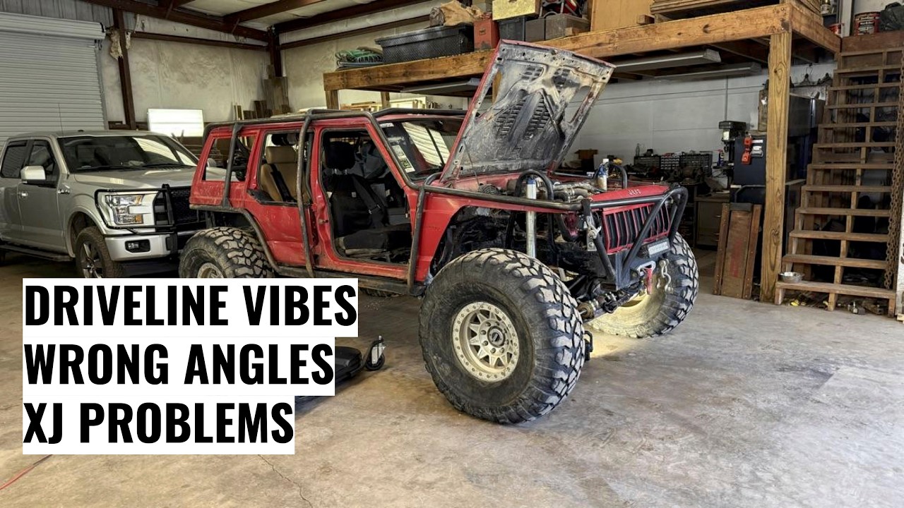 Why My Jeep Had Driveline Vibes (Driveshaft & Axle Angle Fix)