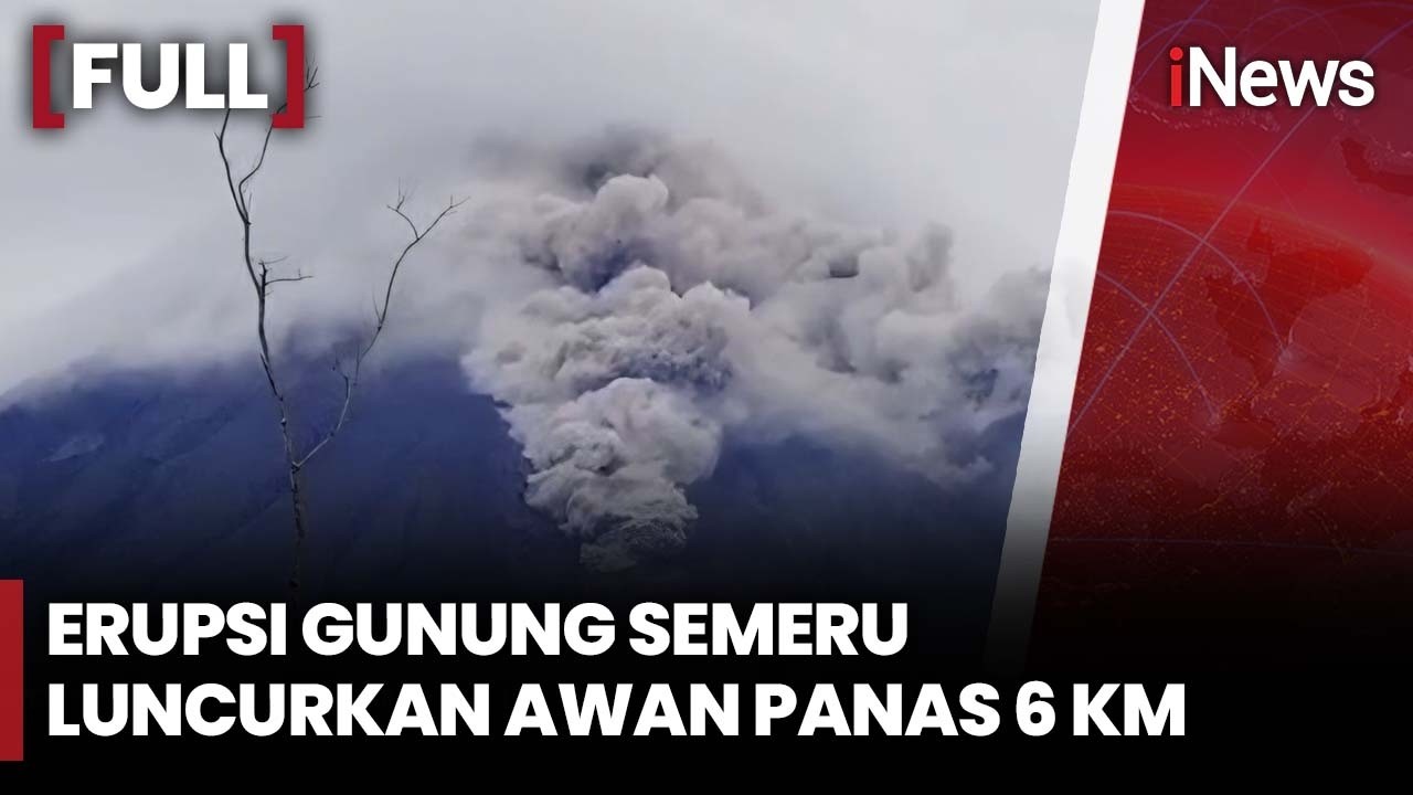 FULL Gunung Semeru 2 Kali Erupsi Berturut-turut | iNews Malam 14/2