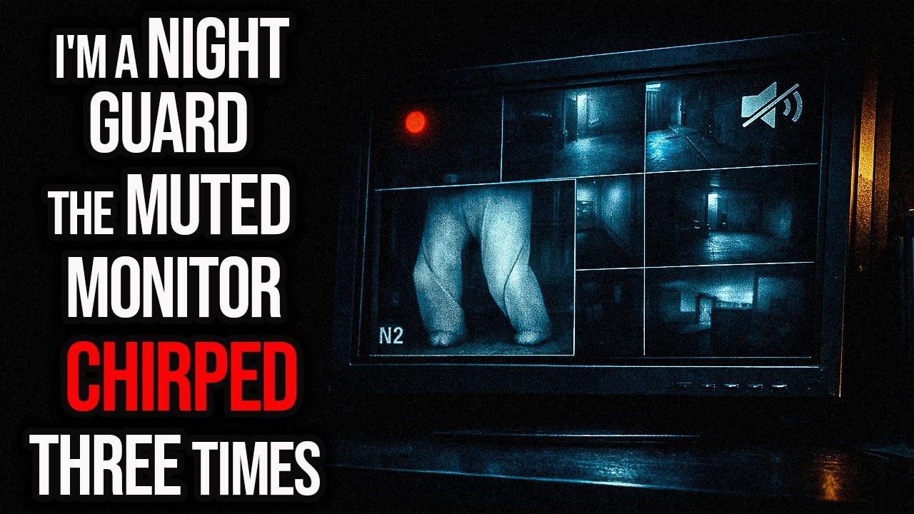 I'm a Night Guard. The Muted Monitor Chirped Three Times.| Creepypasta