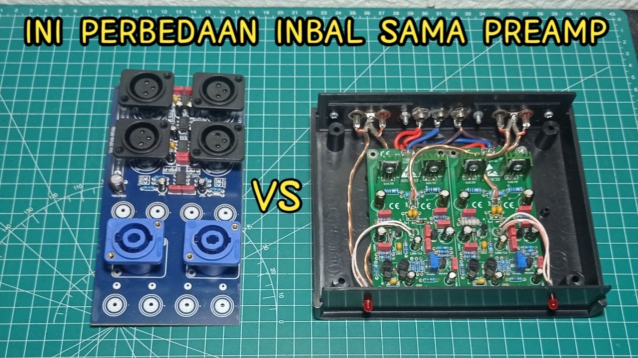 Perbedaan Input Balance dan Preamp