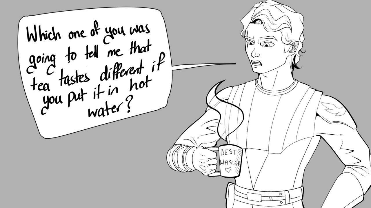 Star Wars Animatic | Y-You were putting it in cold WATER???!!!