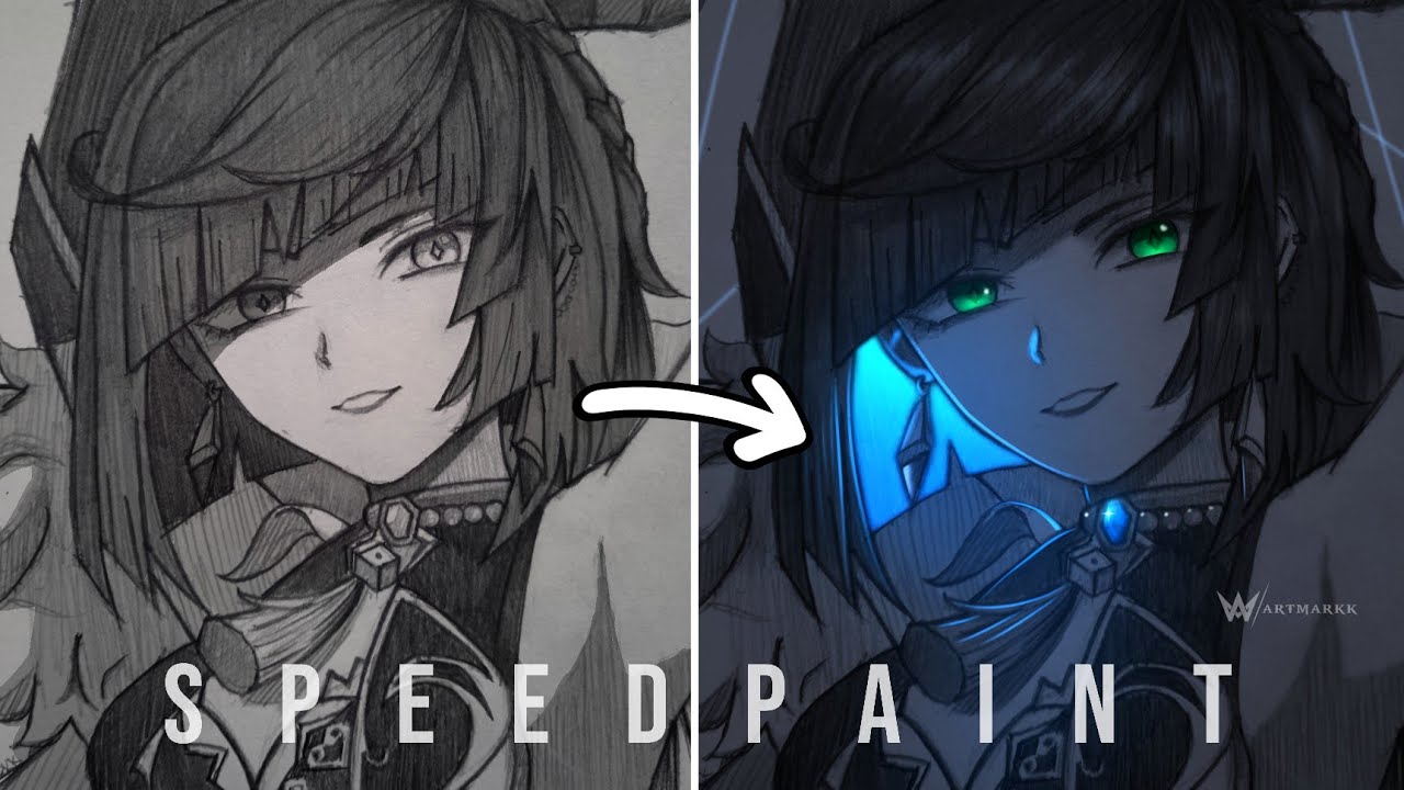 Yelan - SPEEDPAINT [ibipaint x]