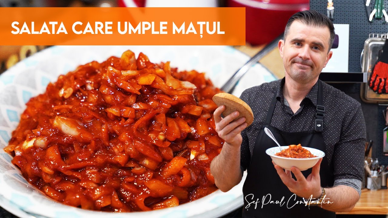 🍅 Salata care umple mațul! Salată de Ceapă cu Bulion și Morcov.  🤩 Șef Paul Constantin