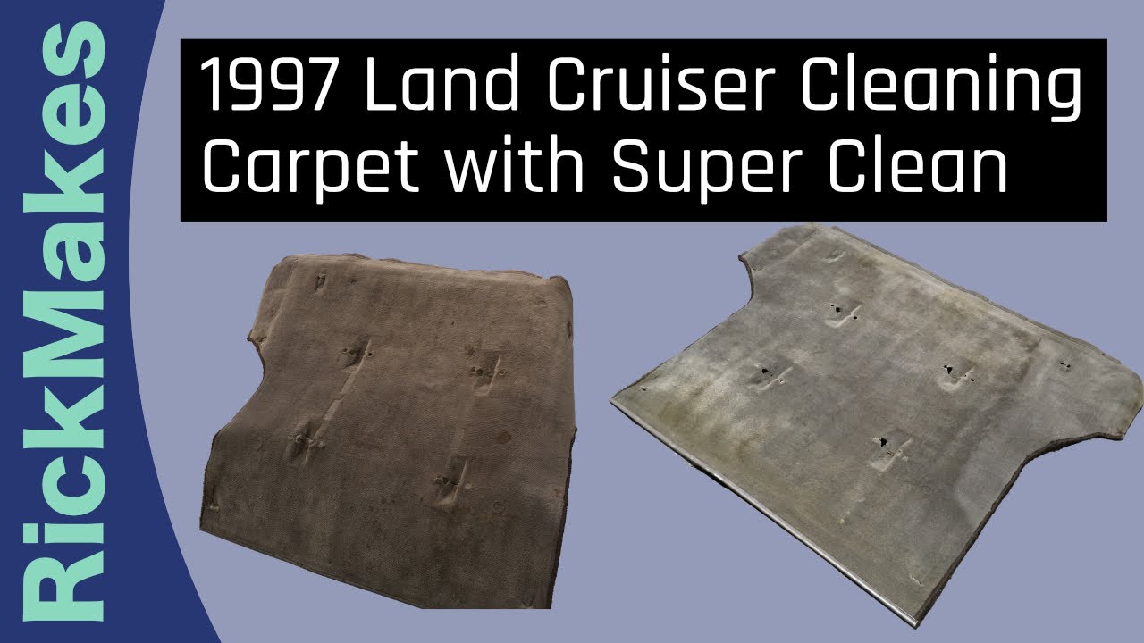 1997 Land Cruiser Cleaning Carpet with Super Clean