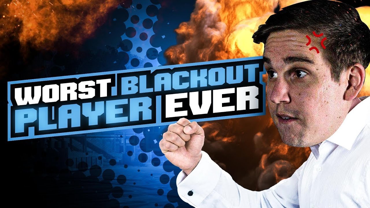 THE WORST BLACKOUT PLAYER EVER!! HILARIOUS CHOKE! (Call of Duty: Blackout)