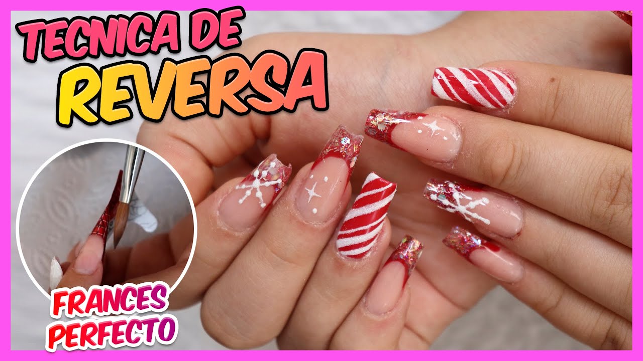 Técnica: REVERSA en ACRÍLICO ¿Cómo HACERLO FÁCIL? - Curso De Uñas #018