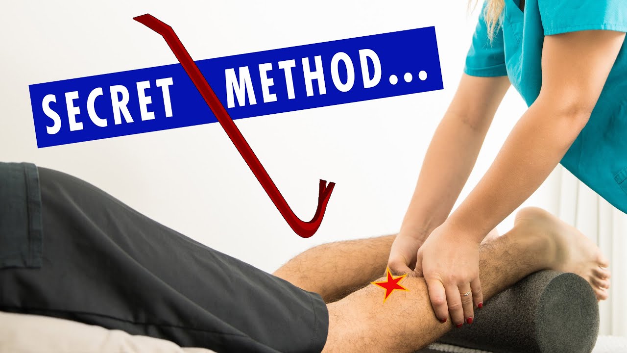 Soleus muscle MASSAGE for TIGHT RUNNING CALVES