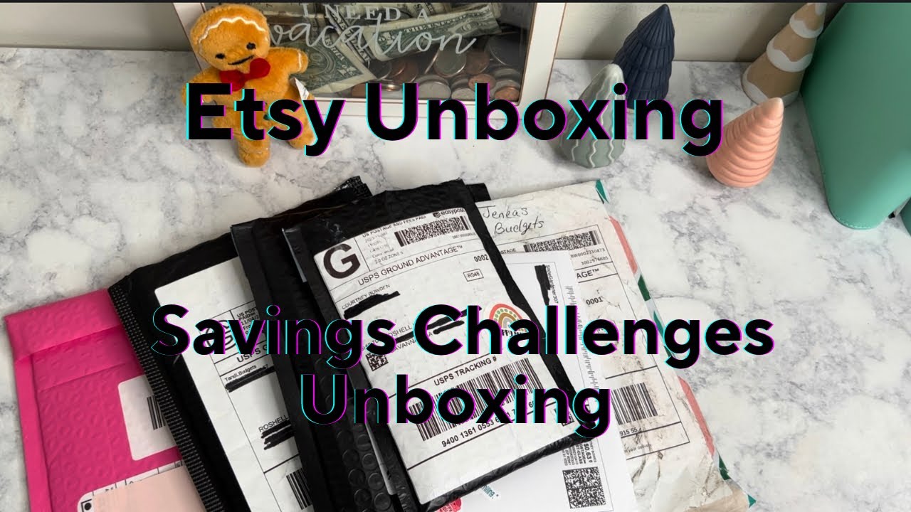 Etsy Unboxing : NEW SAVINGS CHALLENGES | PREPARING for 2024 | Embracing Budgets