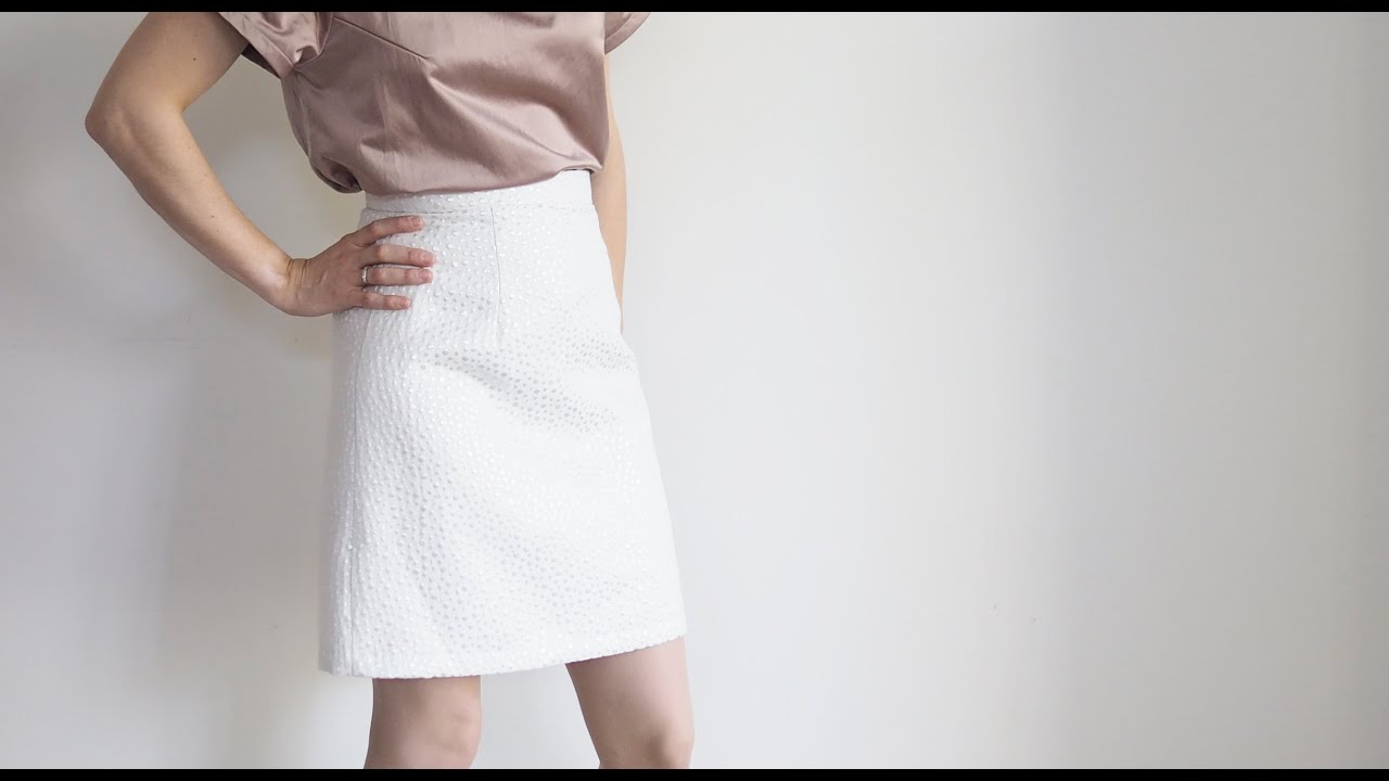 How to add lining to an unlined skirt - Laurens Top Sewing Tips