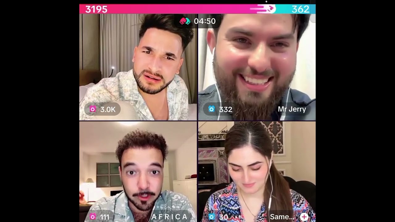 waliullah very funny tik tok live with Jerry #iqra#samira#africa