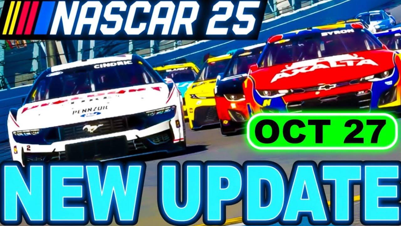 NASCAR 25 Update Oct 27 Patc FIXES EVERYTHING! (Breakdown &ndash; Multiplayer, Career, & H-Shifter!)