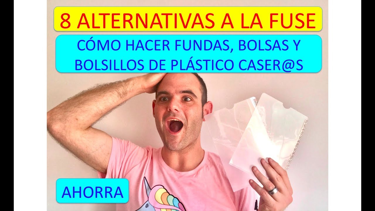 FUSE TOOL😱8 ALTERNATIVAS😍BOLSILLOS, BOLSAS , FUNDAS DE PLASTICO😍COMO HACER DIY SCRAPBOOKING IDEAS