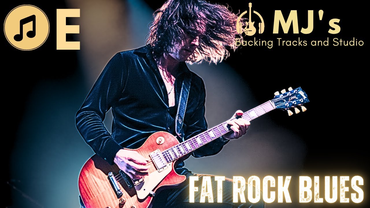 Driving Fat Blues Rock in E | Backing Track