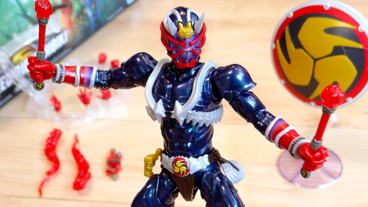 プラモ響鬼さんすごいよ！偏光成形でマジョーラ再現！仮面ライダー響鬼 フィギュアライズスタンダード レビュー！音叉・音撃棒・巨大音撃鼓が付属！
