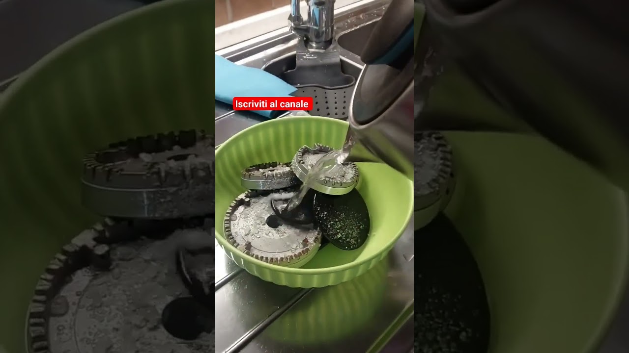 PULIZIA DEI FORNELLI METODO DELLA NONNA #cleaning #clean #hacks #rimedicasalinghi