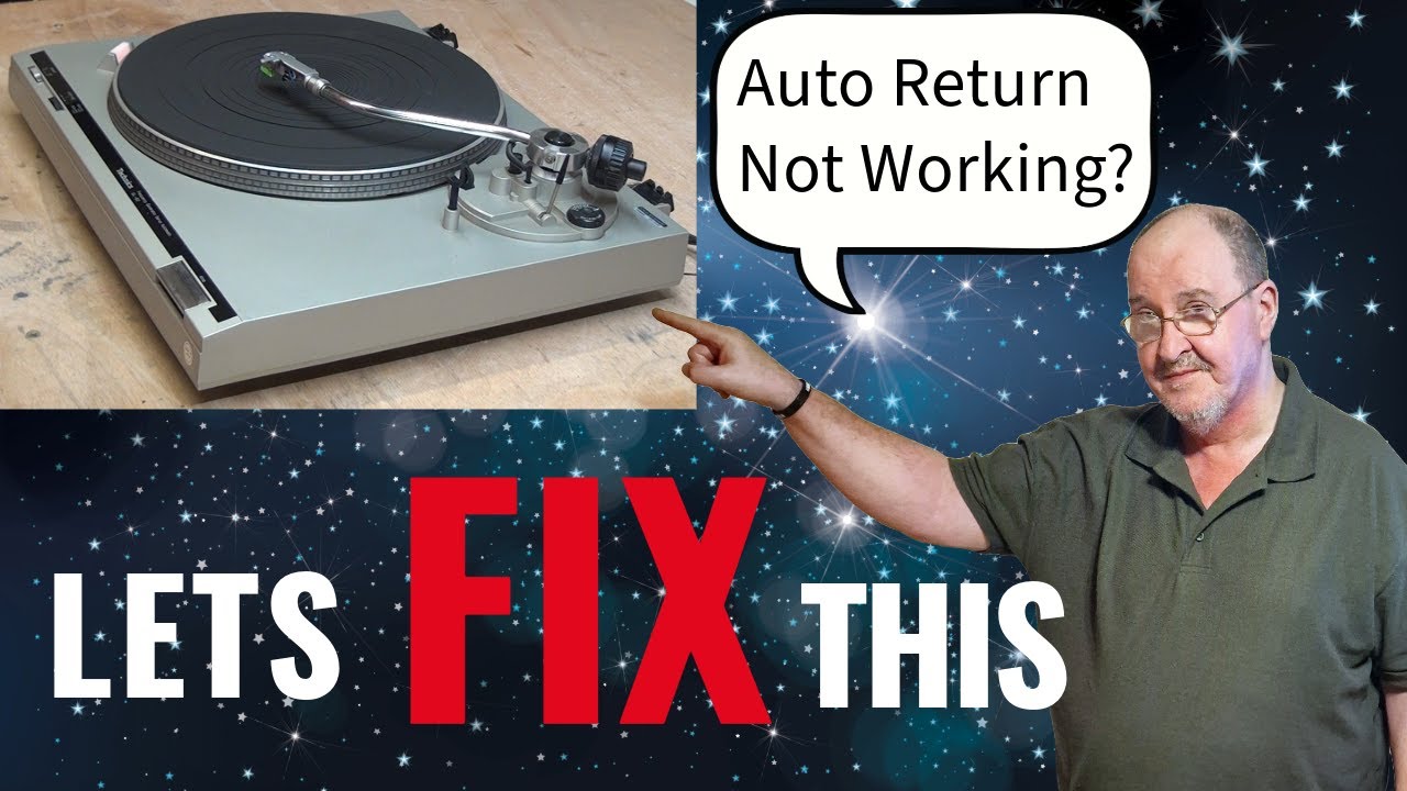 Auto return not working on your vintage Technics turntable. Here is how to fix it.