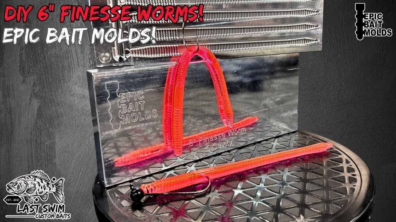 Make Your Own Finesse Worms! Epic Bait Molds 6