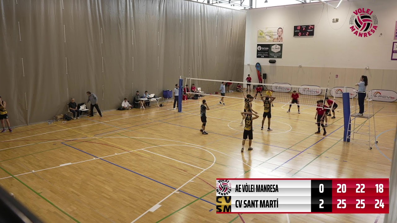 #FasesCampEsp - AE Vòlei Manresa vs CV Sant Martí