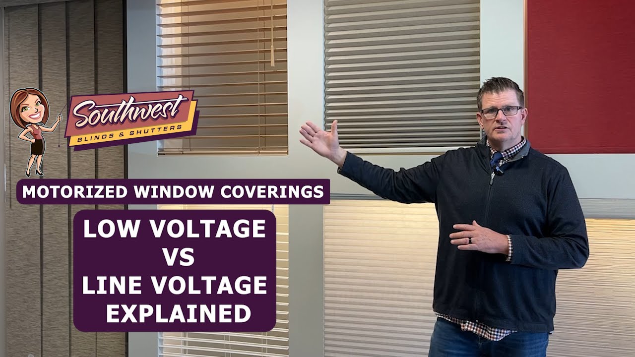 What Window Covering Can Be Motorized: Low Voltage vs. Line Voltage - Pre Planning