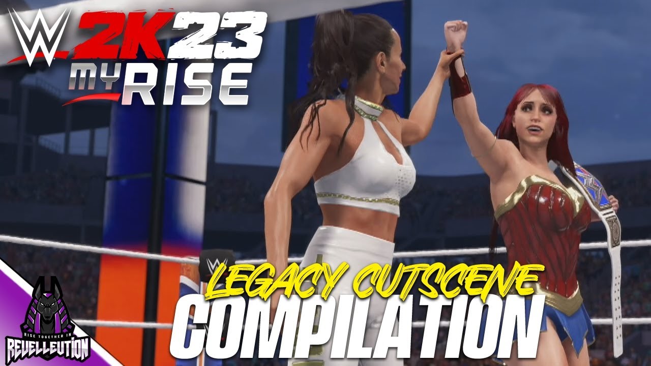WWE 2K23: MyRise Cutscene Compilation #WWE2K23 #WWE2K23MyRise