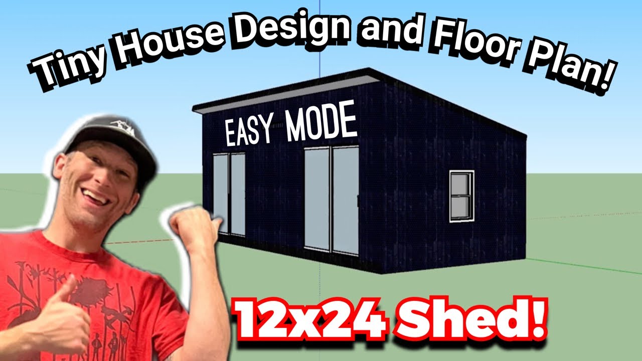12x24: Shed Conversion | Tinyhouse&nbsp;Design&nbsp;and Floor Plan For Free!