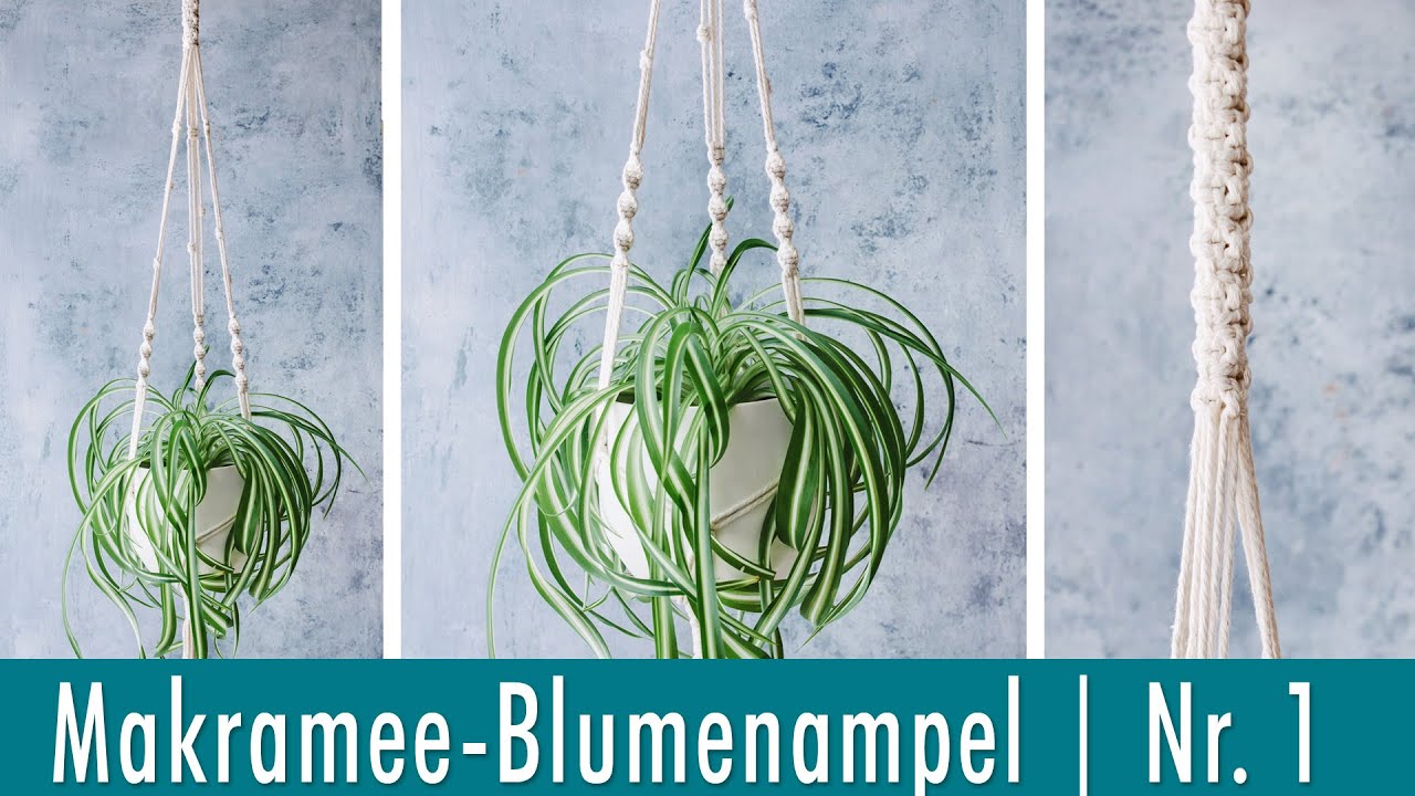 Makramee Blumenampel | Schritt für Schritt Anleitung | DIY