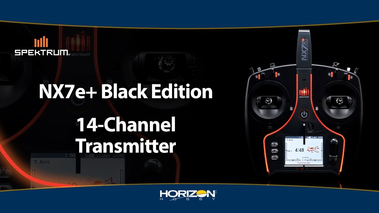 Spektrum NX7e+ Black Edition 14-Channel Transmitter
