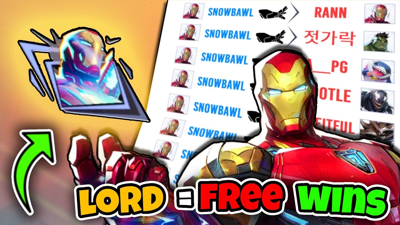 My First Game with LORD Iron Man... And I DOMINATED | Marvel Rivals