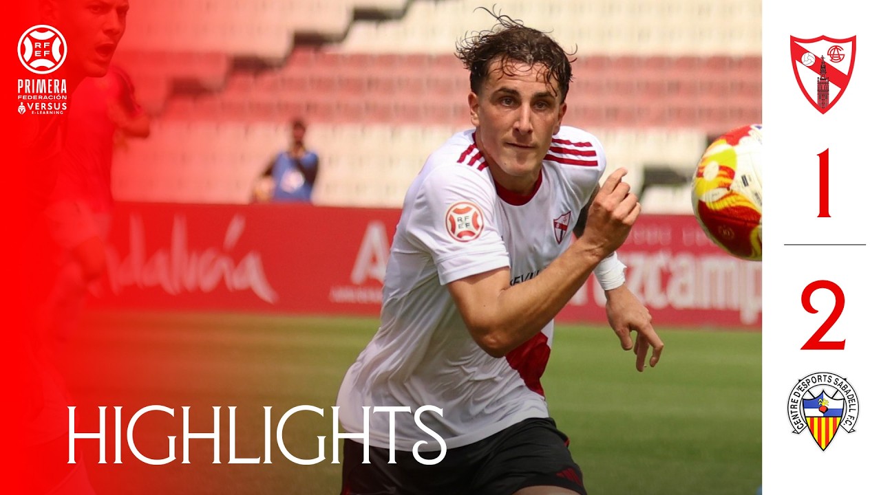 Sevilla Atl&eacute;tico vs CE Sabadell (1-2) Primera RFEF | Resumen