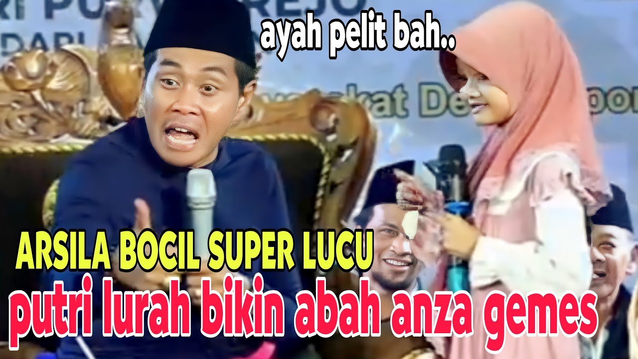 SI KECIL ARSILA KELAS 1 SD PINTAR DAN LUCU BIKIN ABAH ANZA GEMES, NGAKAK SEMUA JAMA'AH
