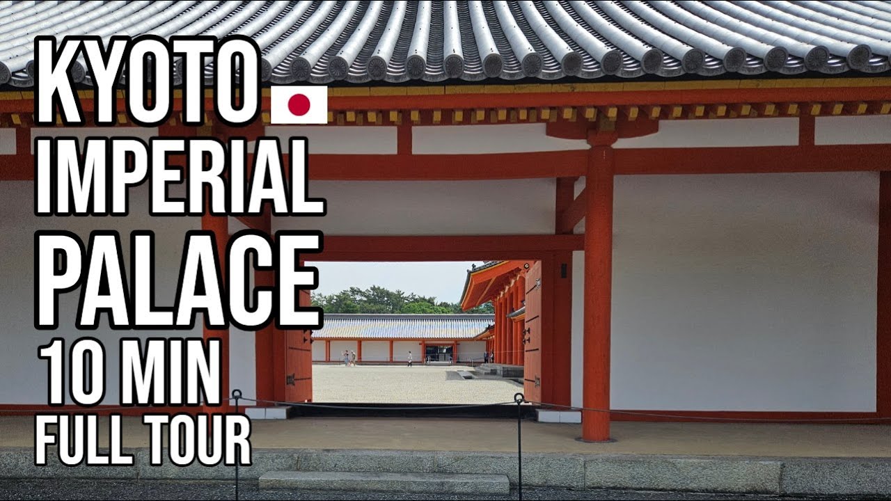 Kyoto Imperial Palace - see everything in 10 Minutes Full Tour