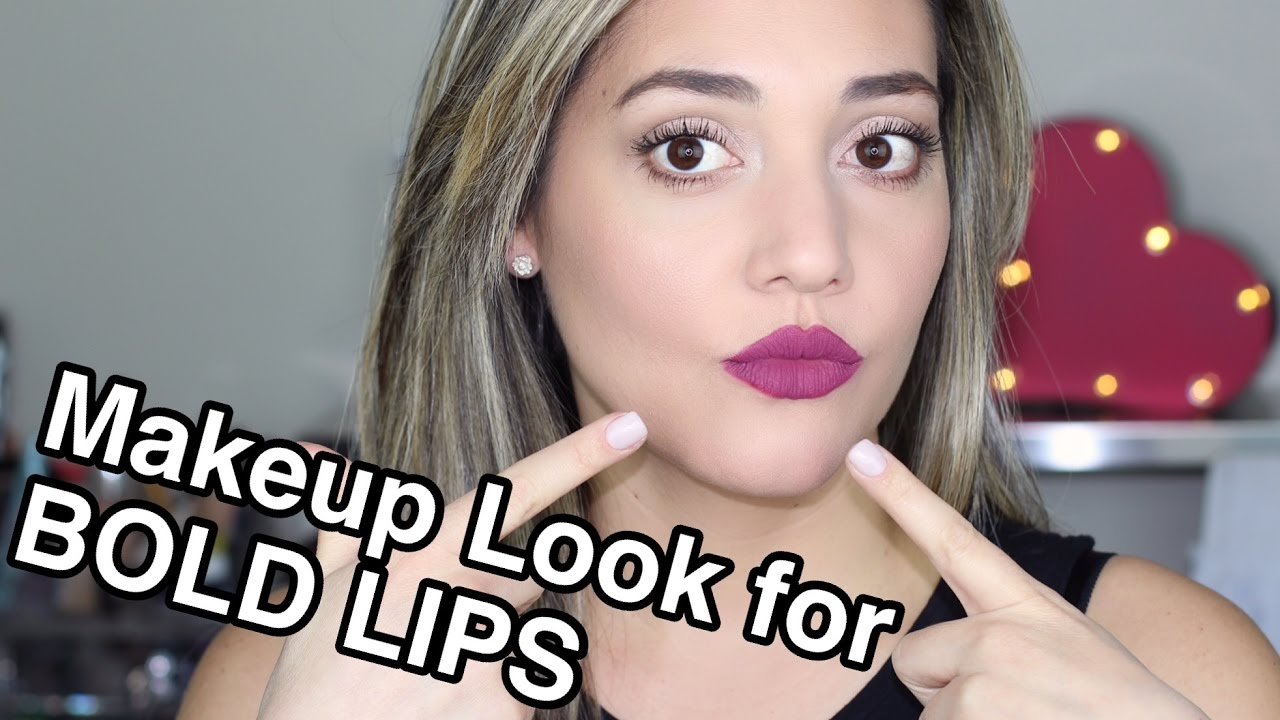 BOLD Lip Makeup Look-WEAR ANY LIP COLOR