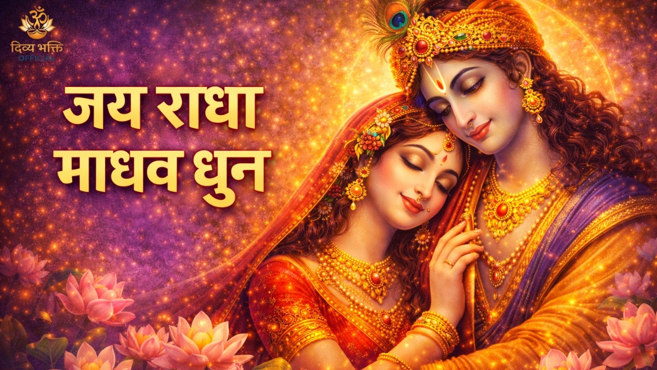 जय राधा माधव धुन – 10 मिनट सुनो, मन तुरंत शांत हो जाएगा