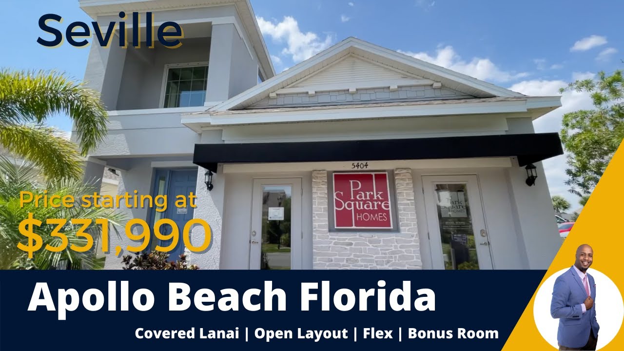Apollo Beach New Homes for Sale Tour | Park Square | Seville Model
