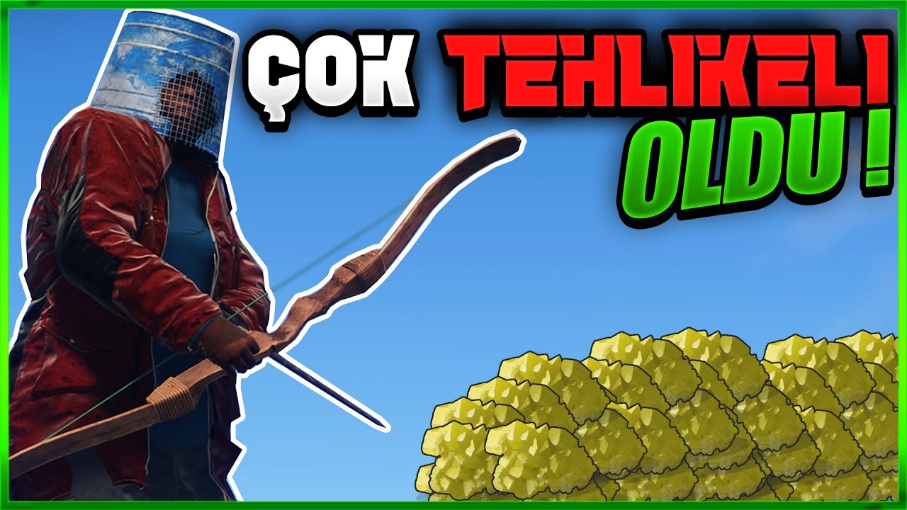 &Ccedil;OK TEHLİKELİ OLDU ! - Rust T&uuml;rk&ccedil;e (Modsuz Part 1/5)
