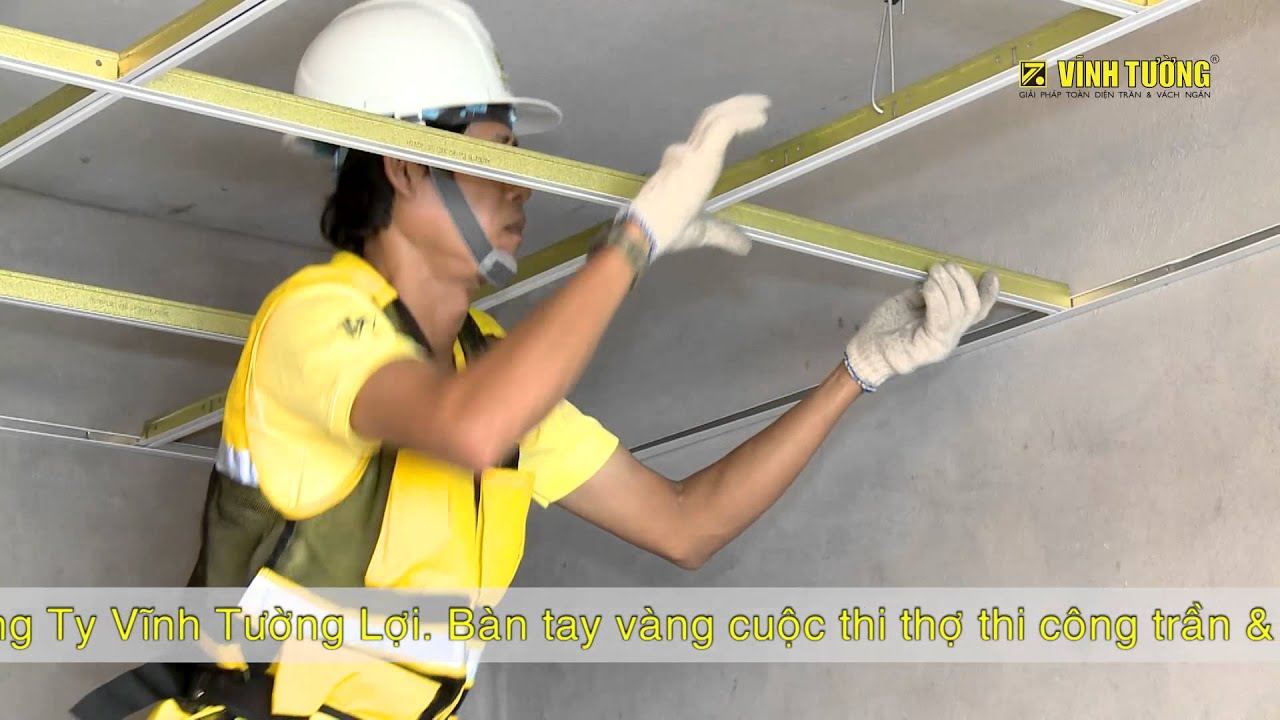 Trần thạch cao nổi Vĩnh Tường SmartLINE chống nóng (2014 - cũ)