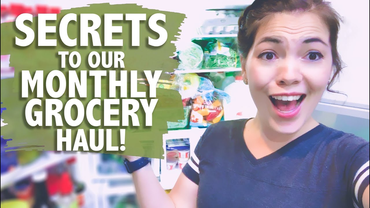 MONTHLY GROCERY SHOPPING HAUL | Healthy Meal Planning on a Budget | Shopping Once a Month | CWTC
