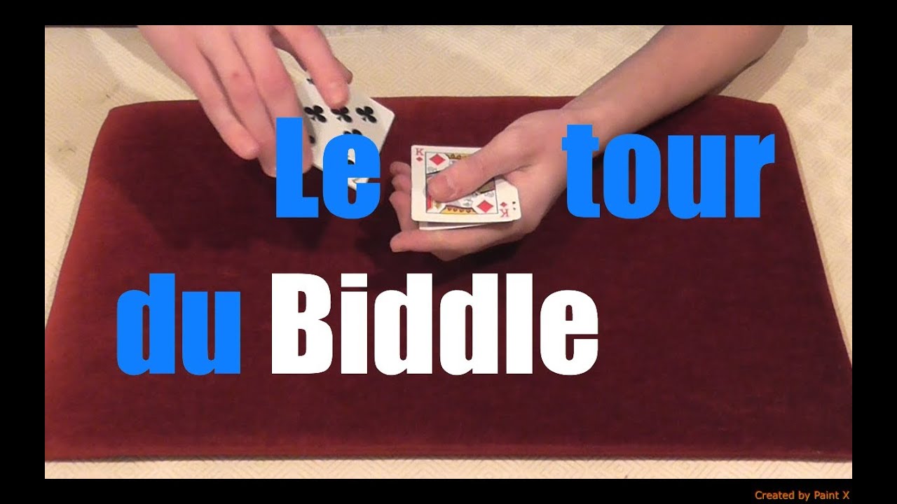 Le tour du Biddle - Tour de carte expliqué