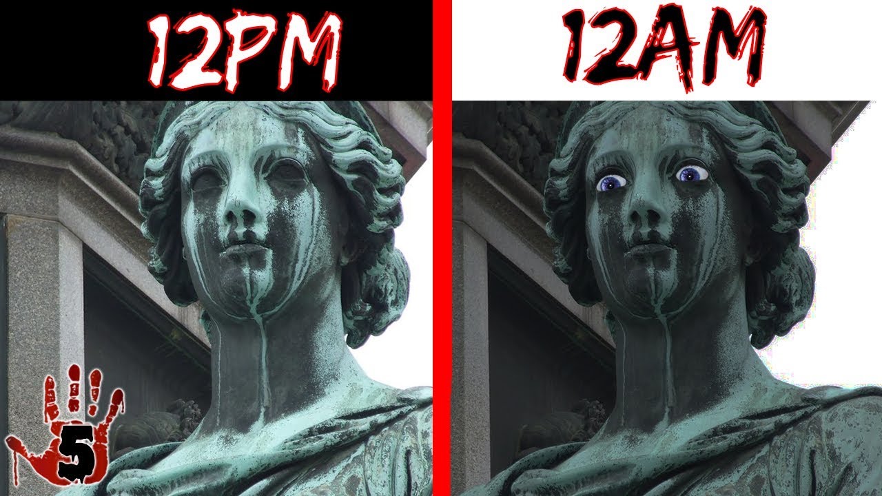 Top 5 Scary Evil Statues Caught Moving