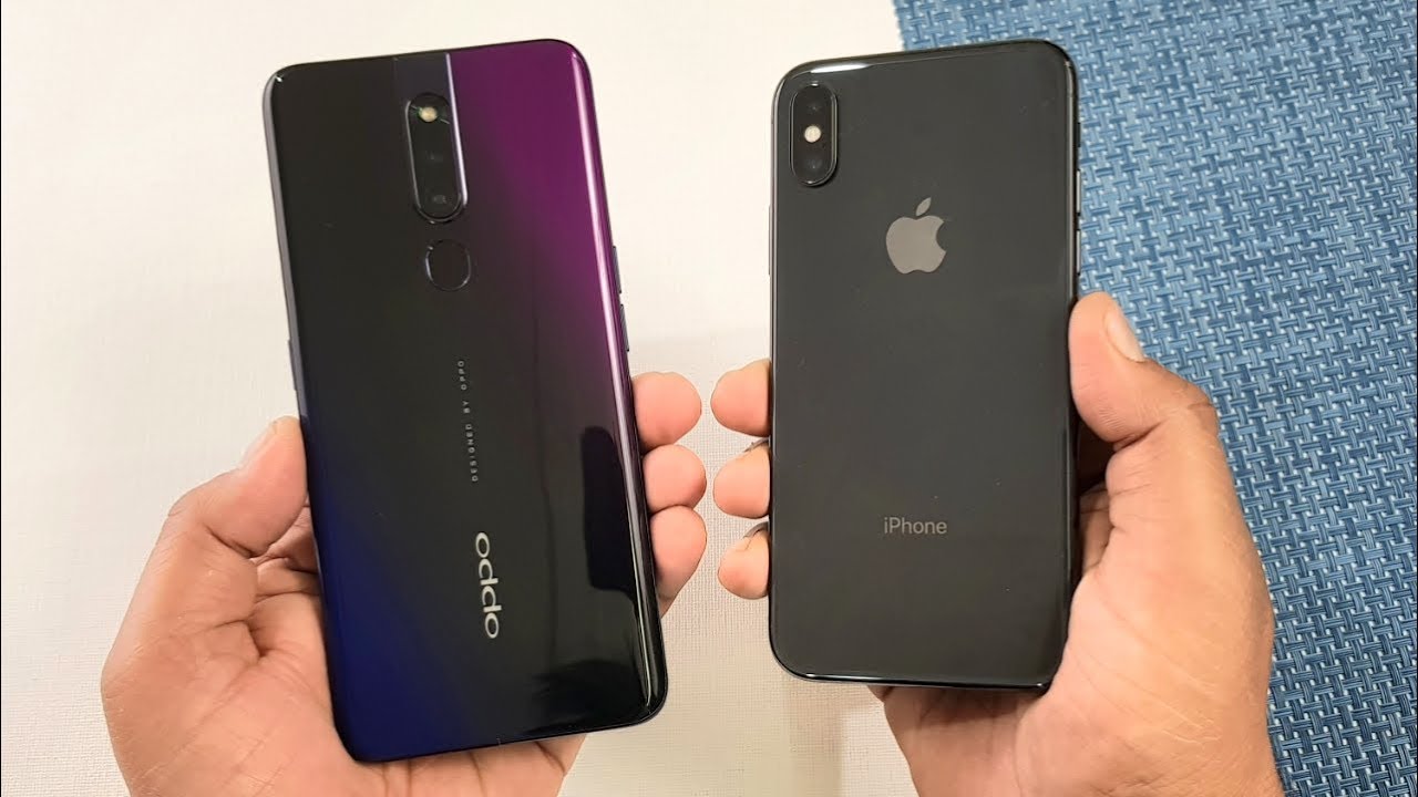 Oppo F11 Pro vs iPhone X SpeedTest & Camera Comparison