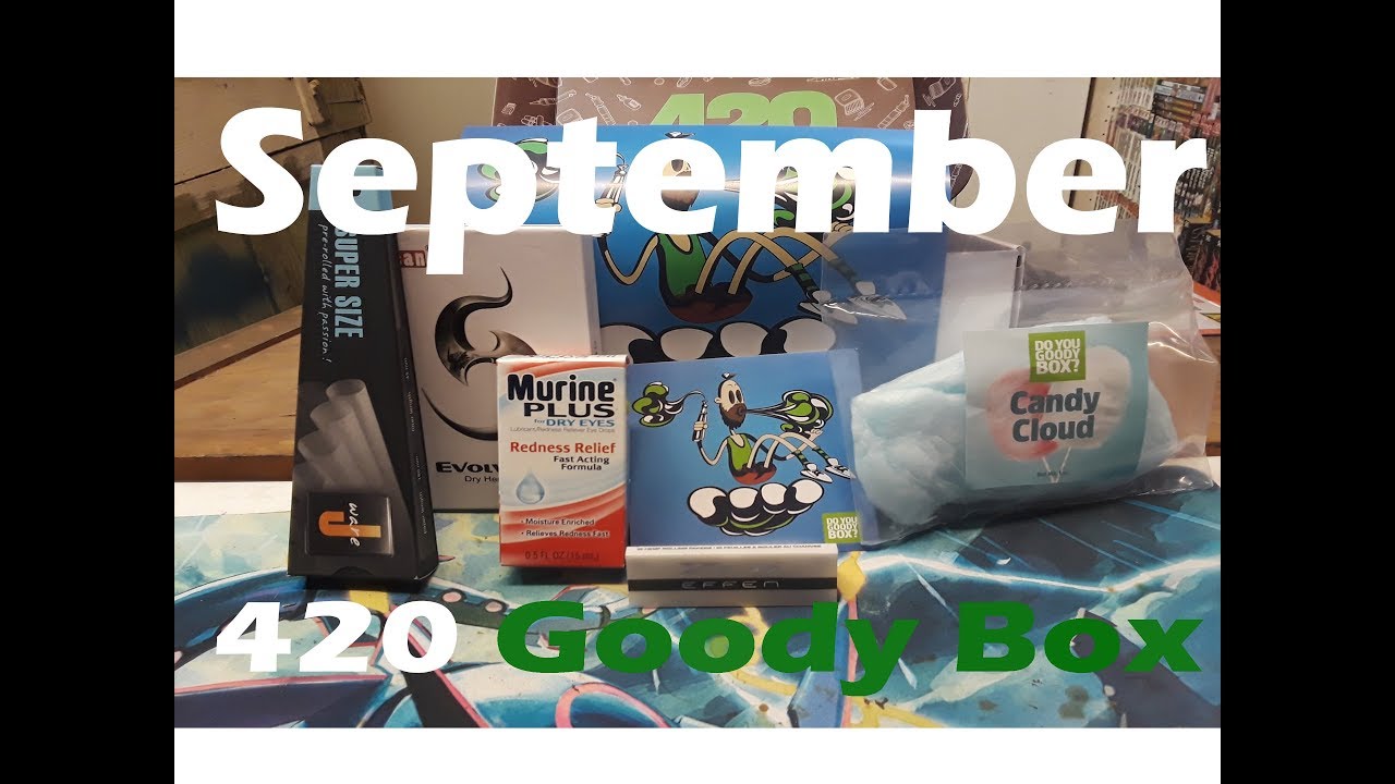 420 Goody Box  September 2017- Chronic Clouds