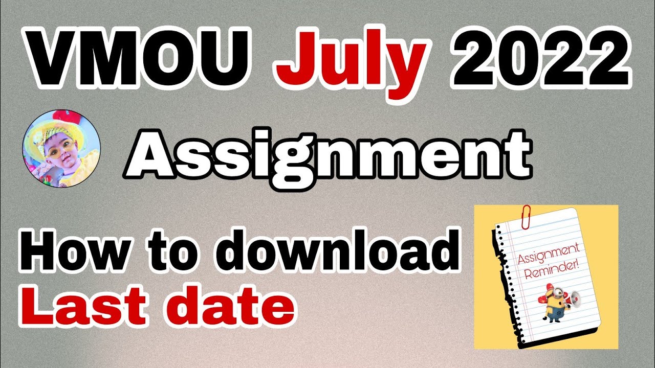 Vmou july 2022 assignment // vmou jan 2023 assignment // vmou assignment last date #viral #shorts
