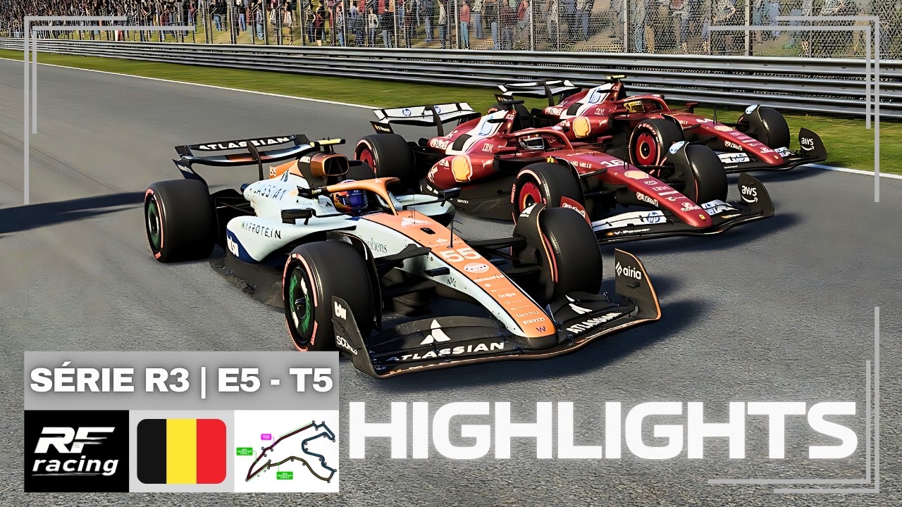 F1 25 - BÉLGICA - SPA-FRANCORCHAMPS 🇧🇪 | RFR LEAGUE - SÉRIE R3 - HIGHLIGHTS | ETAPA 5 | TEMPORADA 5