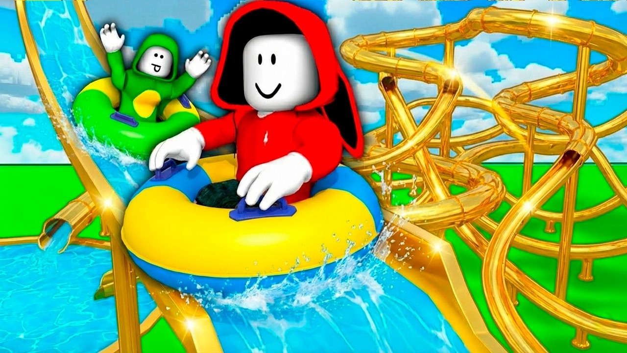 JJ and Mikey Spending $7,835,177 to Build The BIGGEST WATERPARK in Roblox! Maizen