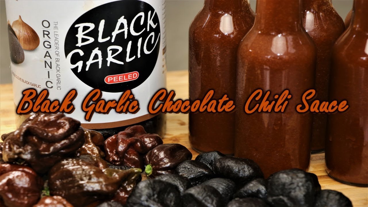 Fermented Black Garlic Chocolate Chili Sauce (Hottest sauce of it's kind in the world)