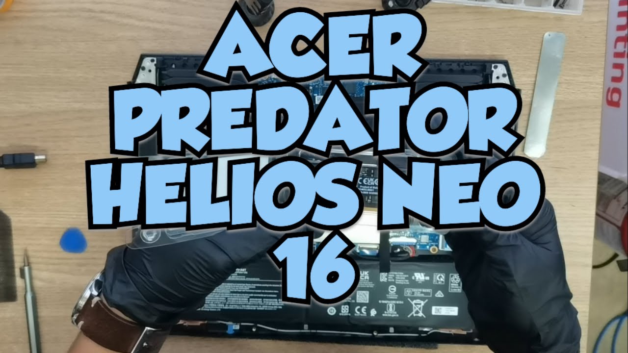 ACER Predator Helios NEO 16 | Disassembly and RAM Upgrade DDR5