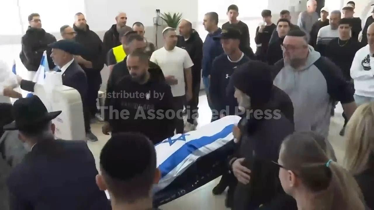 Funeral in Israel of man killed by Iranian attack on Beit Shemesh