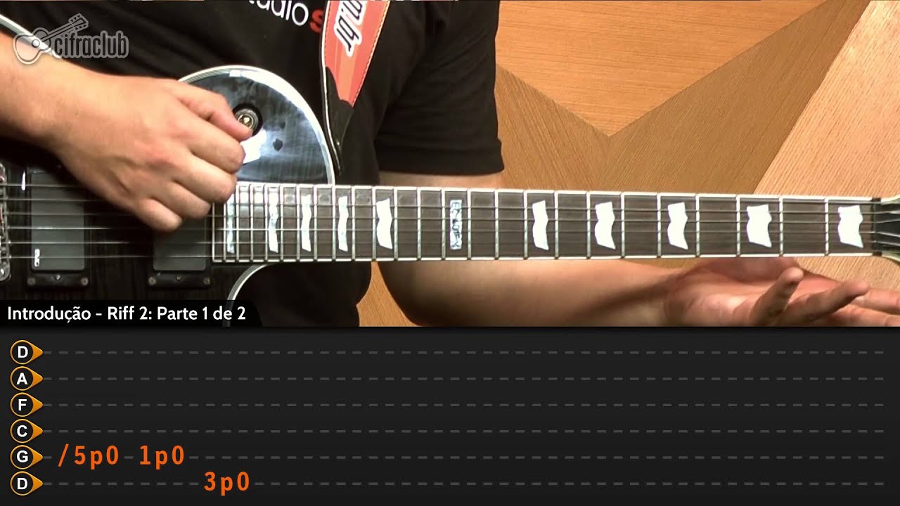 Sad But True - Metallica (aula de guitarra)
