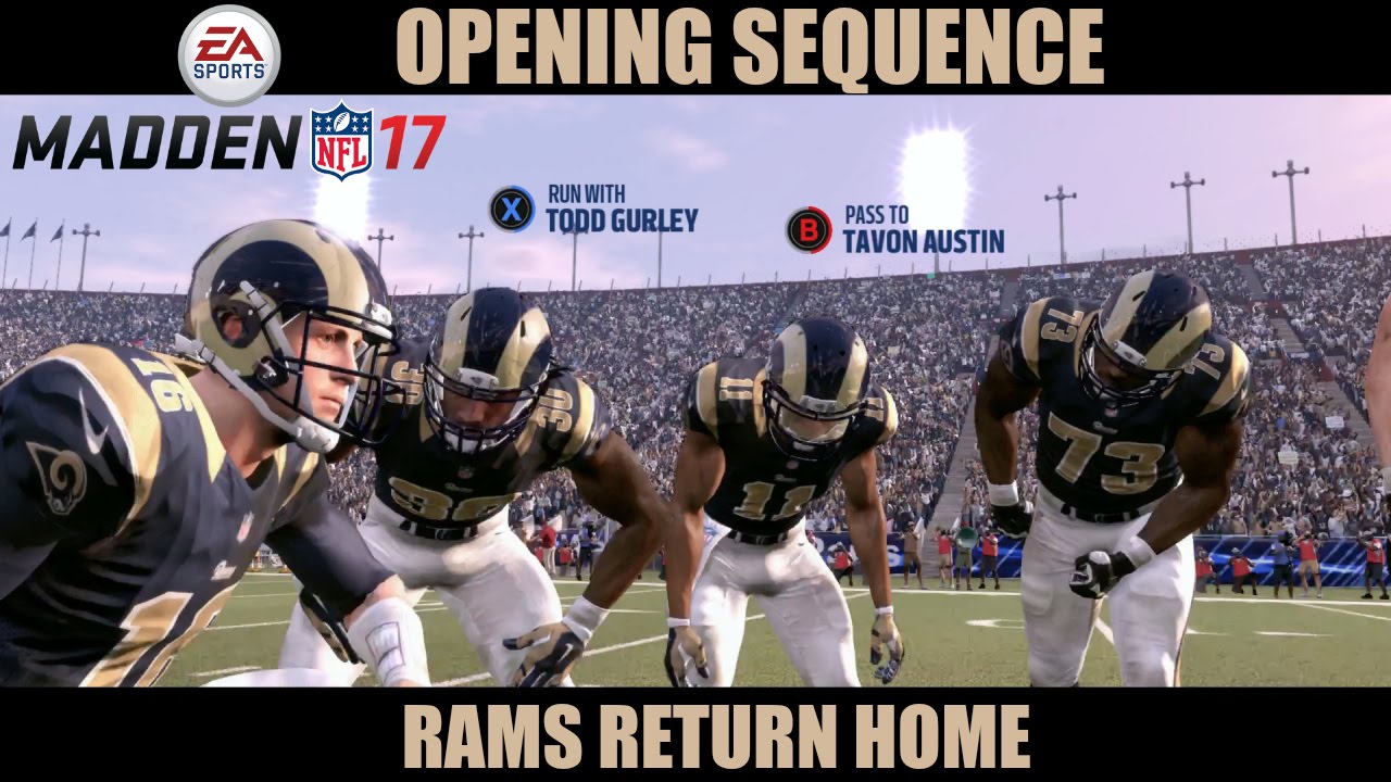 Madden 17 (Xbox One) Rams Return Home (Opening Sequence)