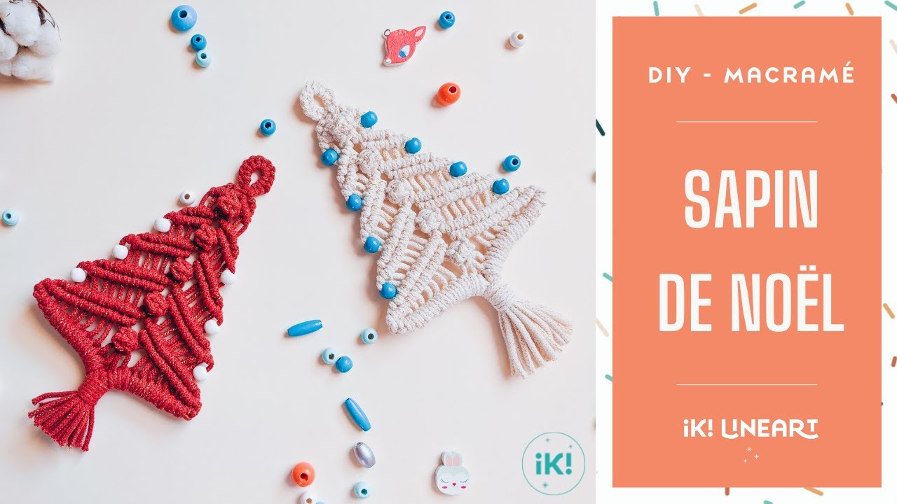Tuto Sapin de Noël en macramé facile (débutant) 🎄 DIY Macrame Christmas Tree Ornament